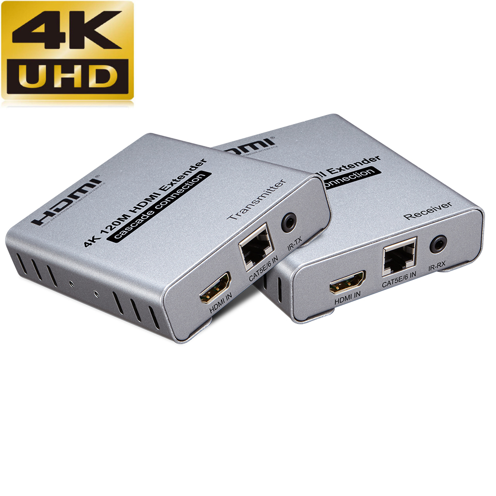 4K HDMI extender over cat5e/6 120M ĳ̵  TX N RX 